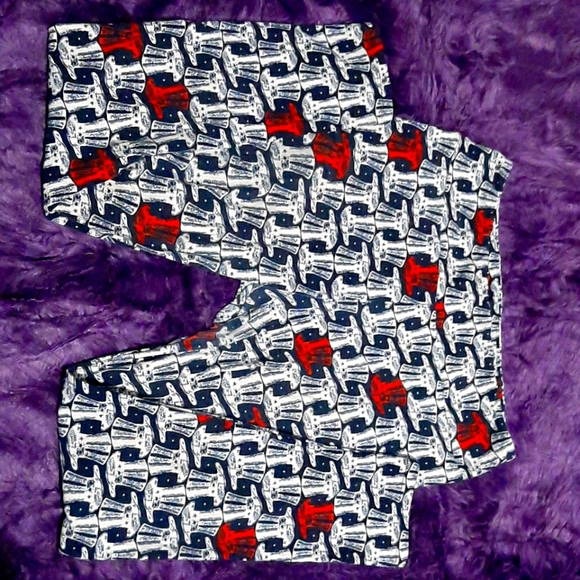 Lularoe 4th of July Leggings - Picture 2 of 3